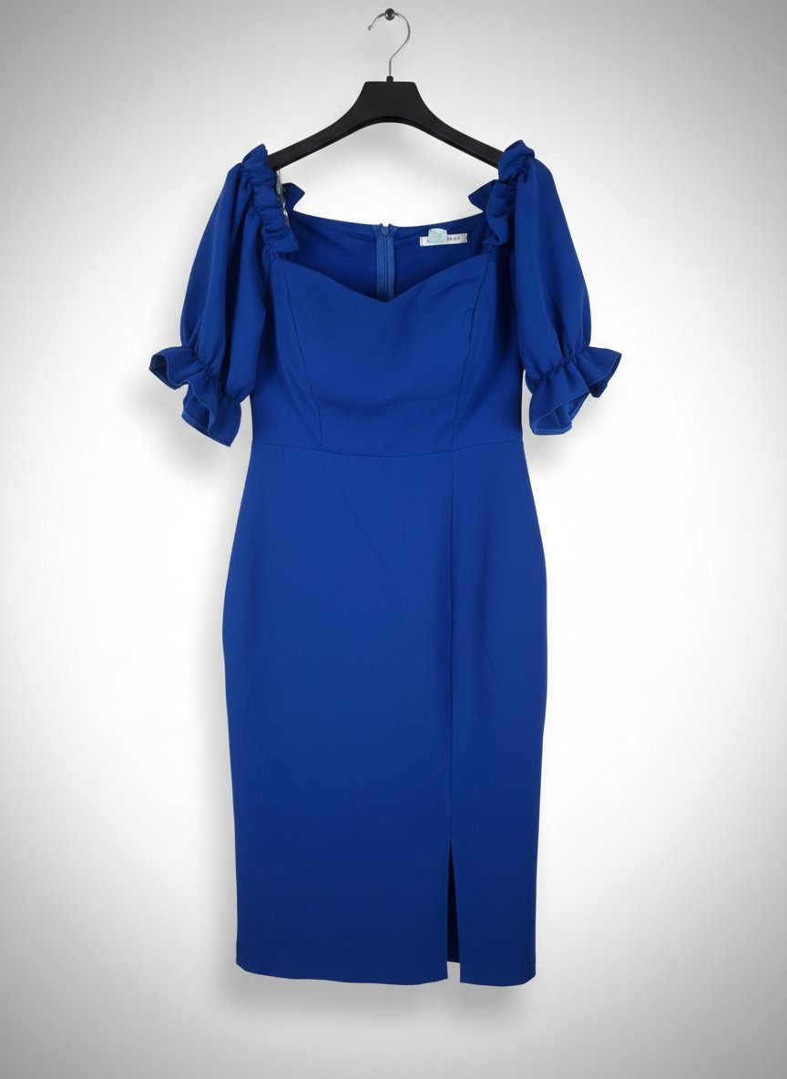 Robe bleu cyan