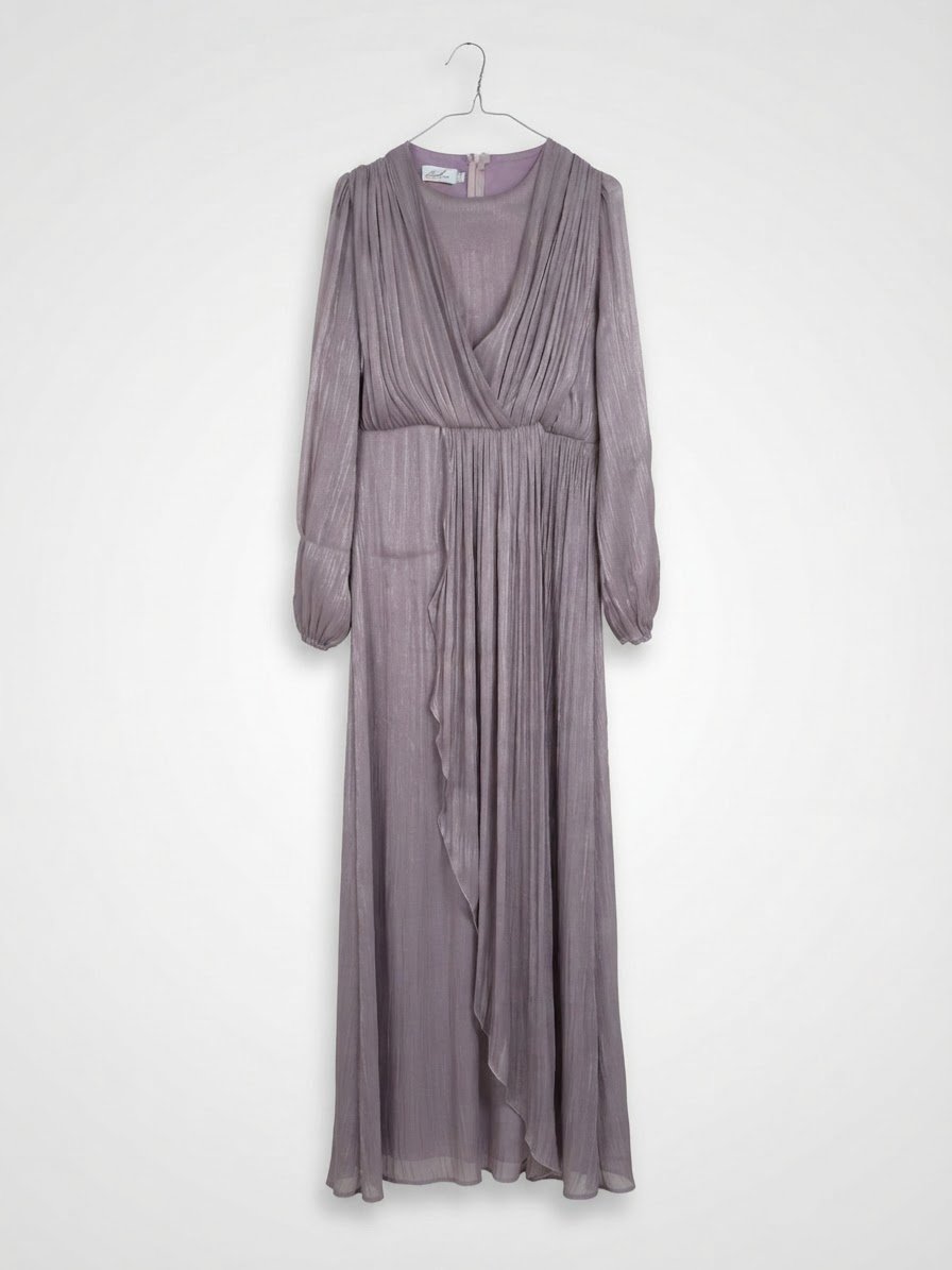 Robe soirée effet satinée 