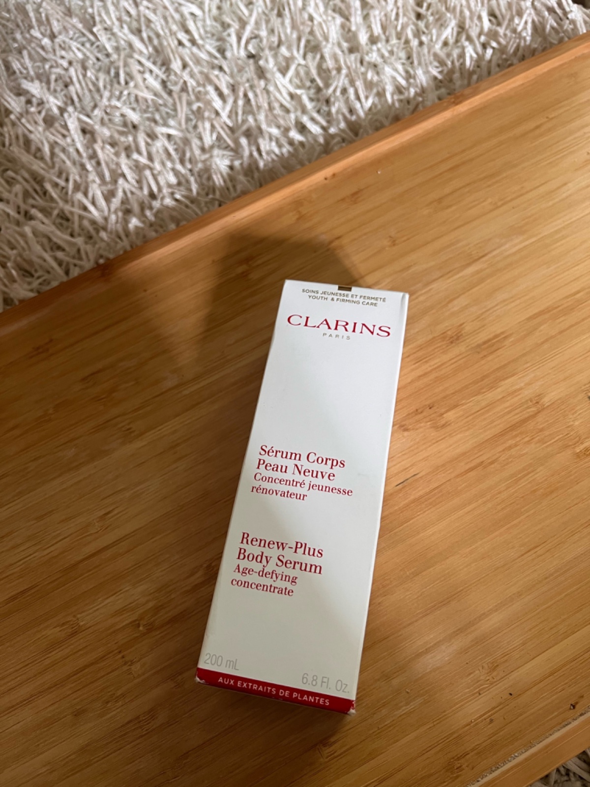 Clarins serum corps