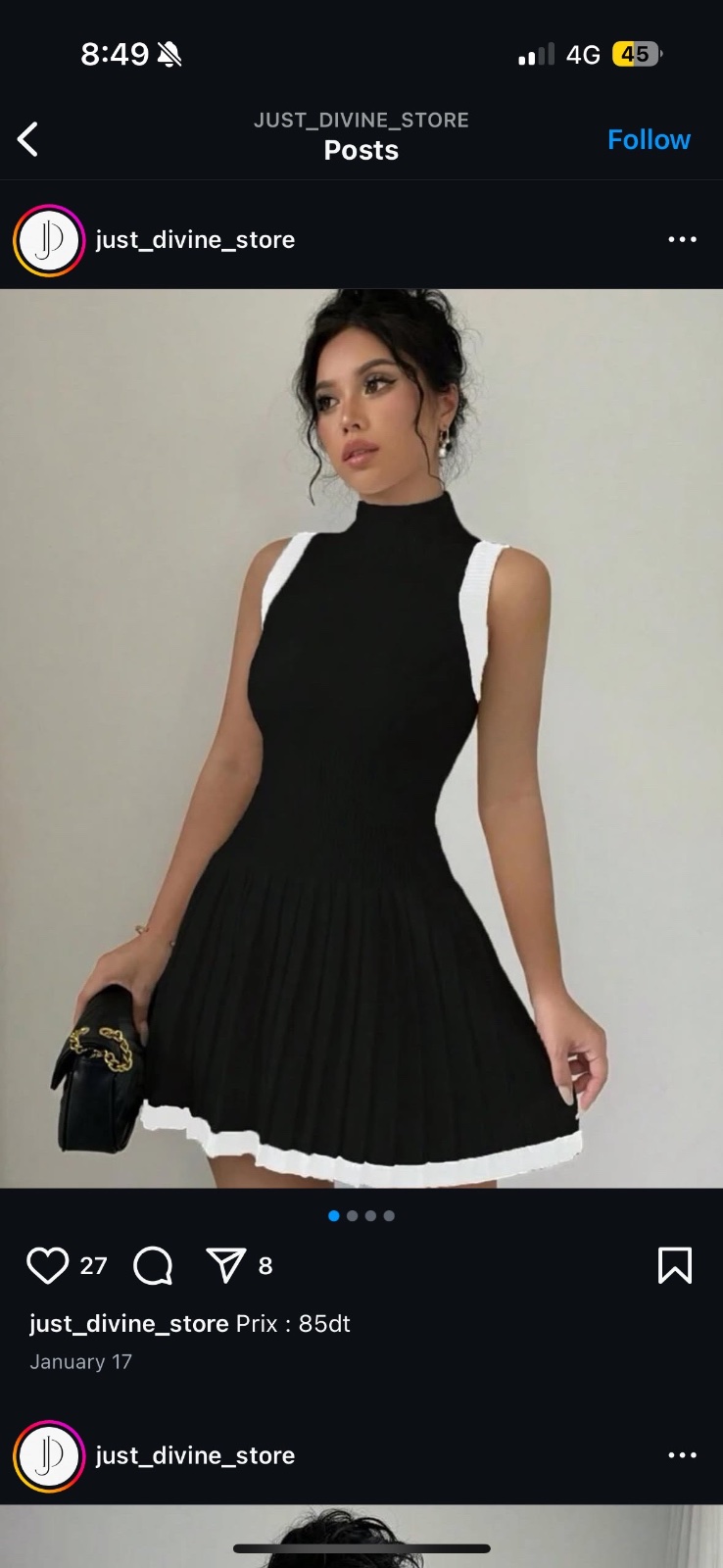 Robe noir