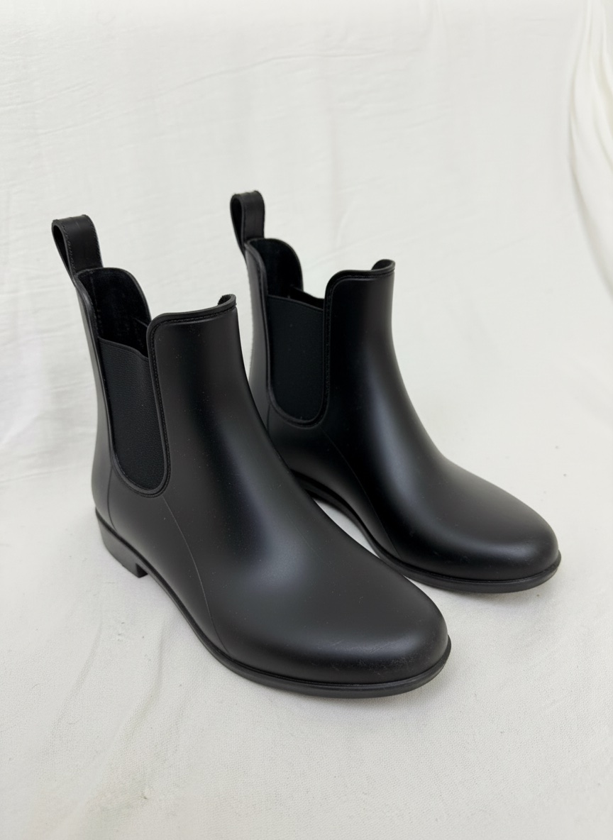 Bottines femme en caoutchouc