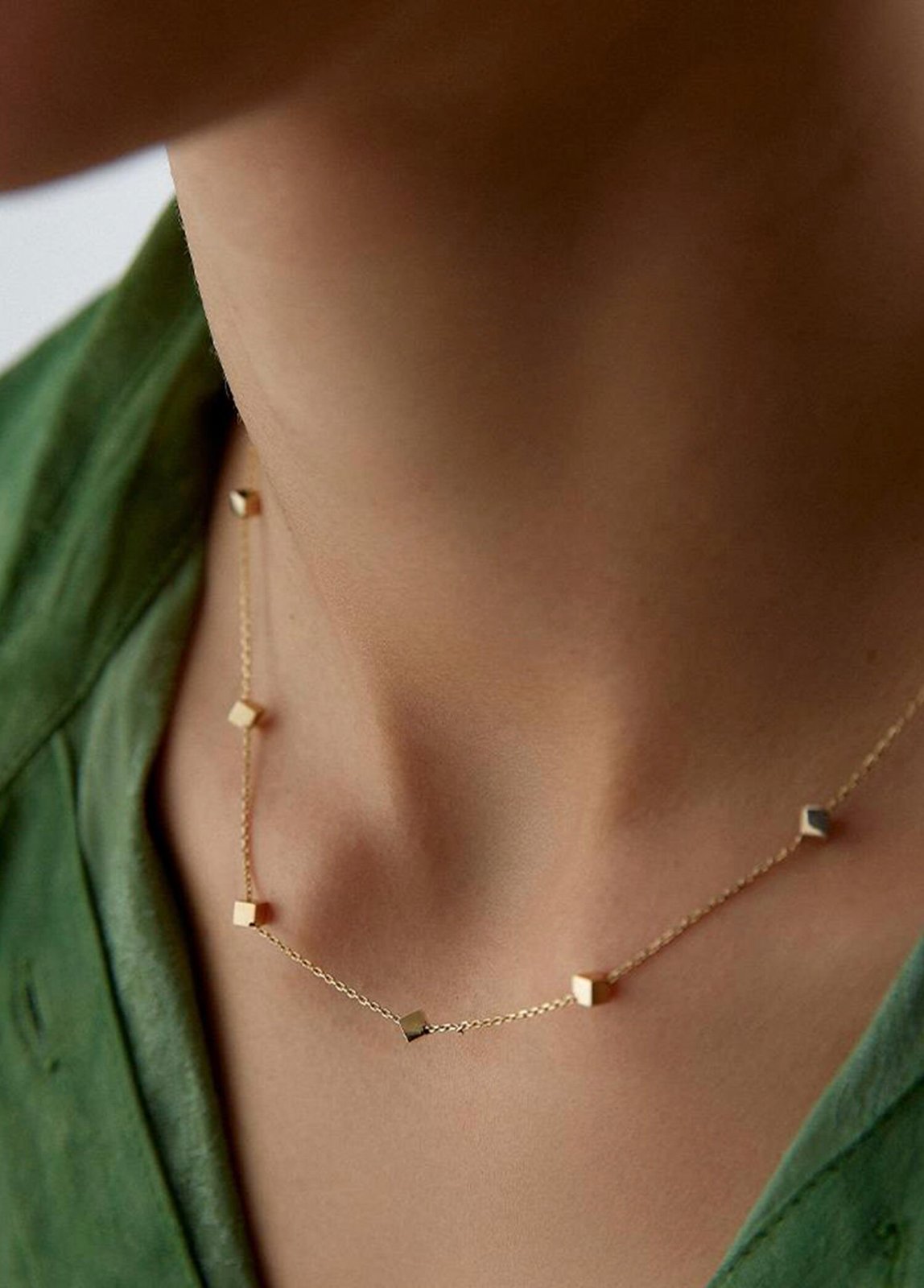 Collier Madewell plaqué or 