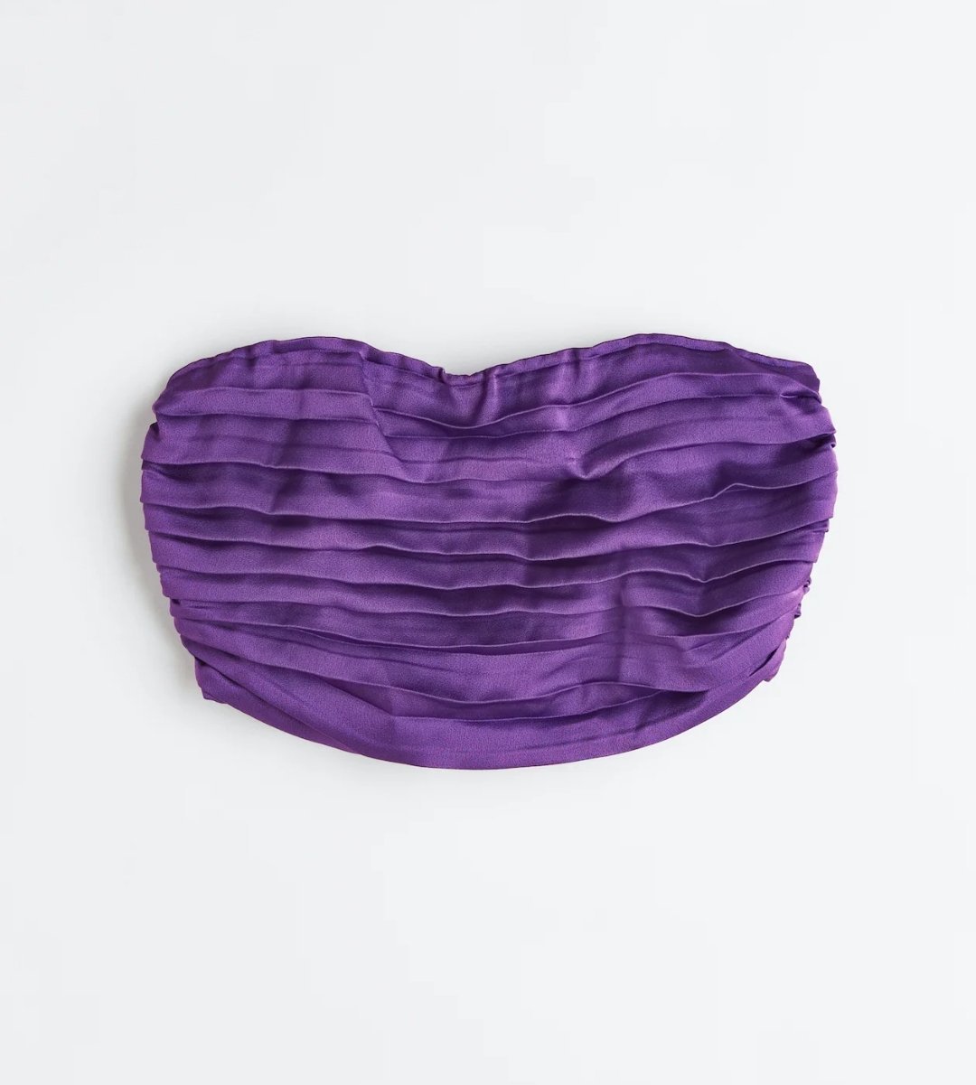 Top bandeau court et plissé H&M