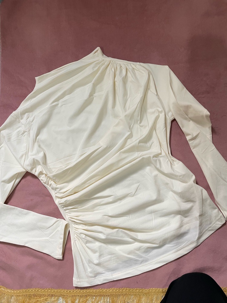 Pull blanc cassé