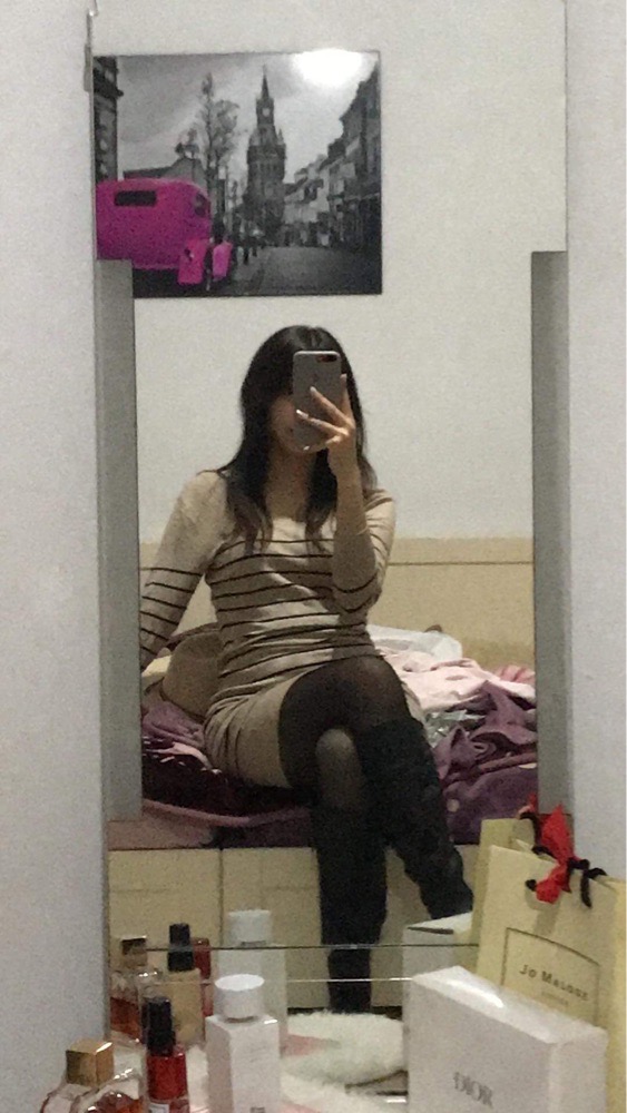 robe avec rayures HM
