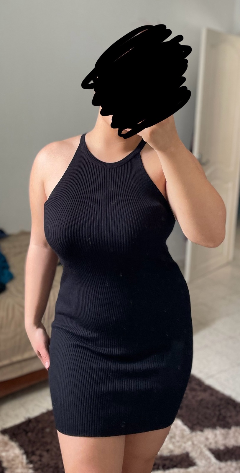 Robe noir simple 