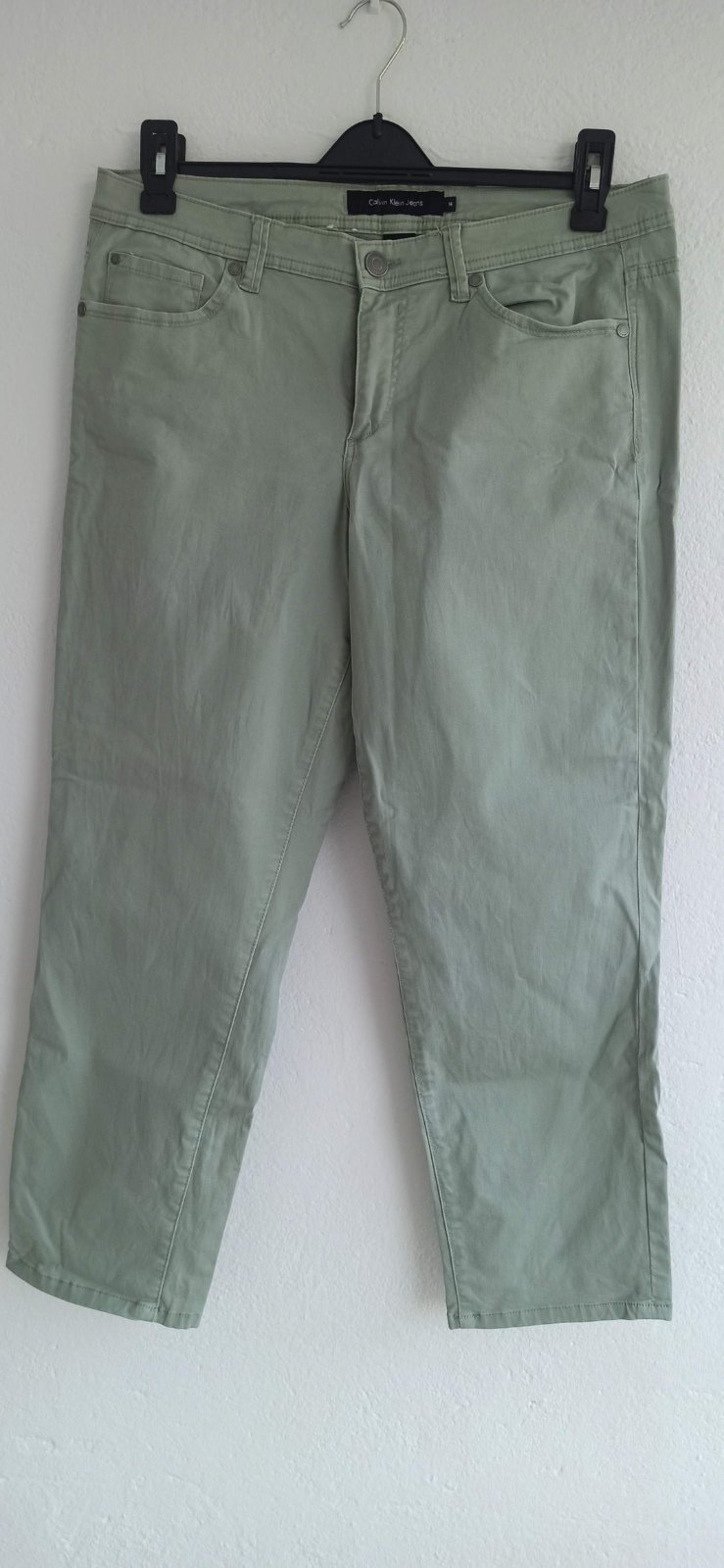 Jean taille haute Calvin klein taille 40/42 vert clair