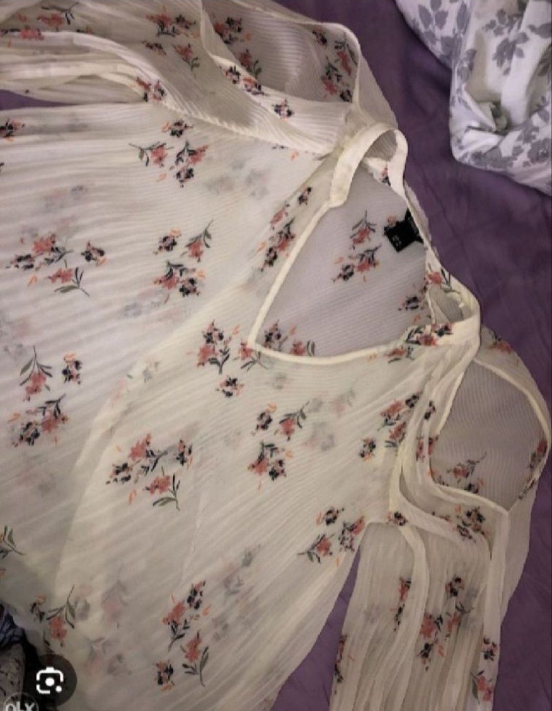 Chemise fleurie lindex ample taille M/L