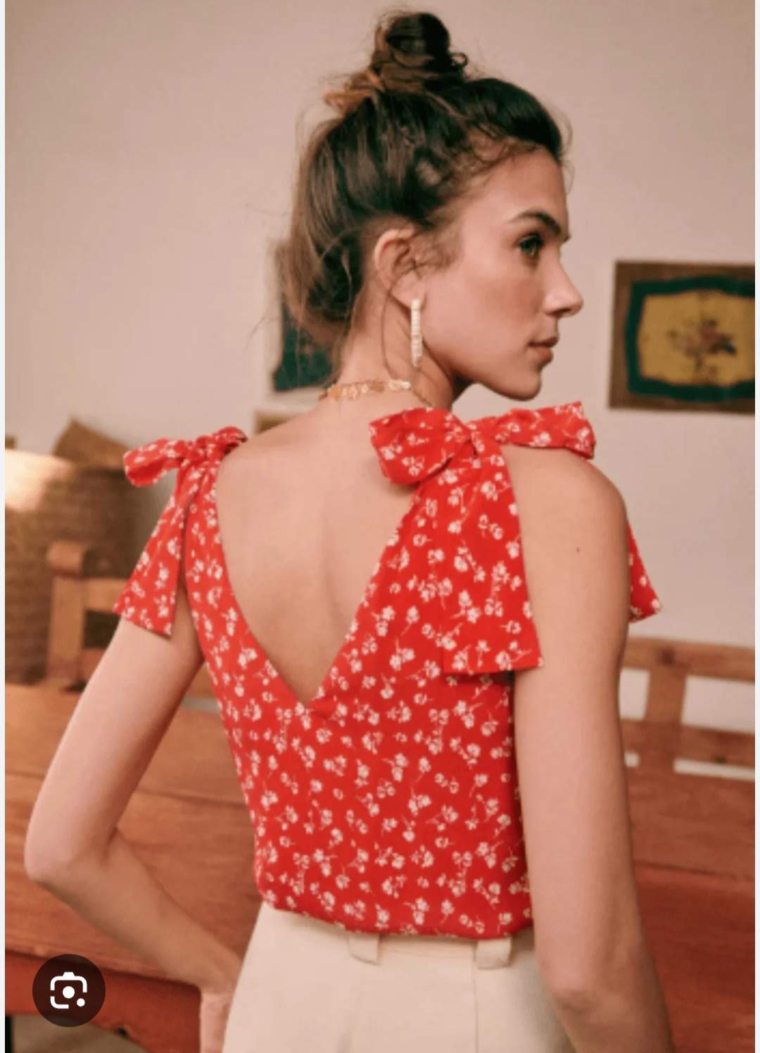 Joli top Sézane 💯 soie taille 38