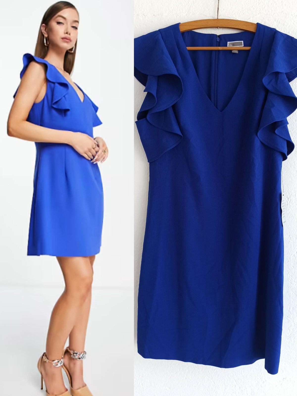 Robe neuve bleu roi taille L