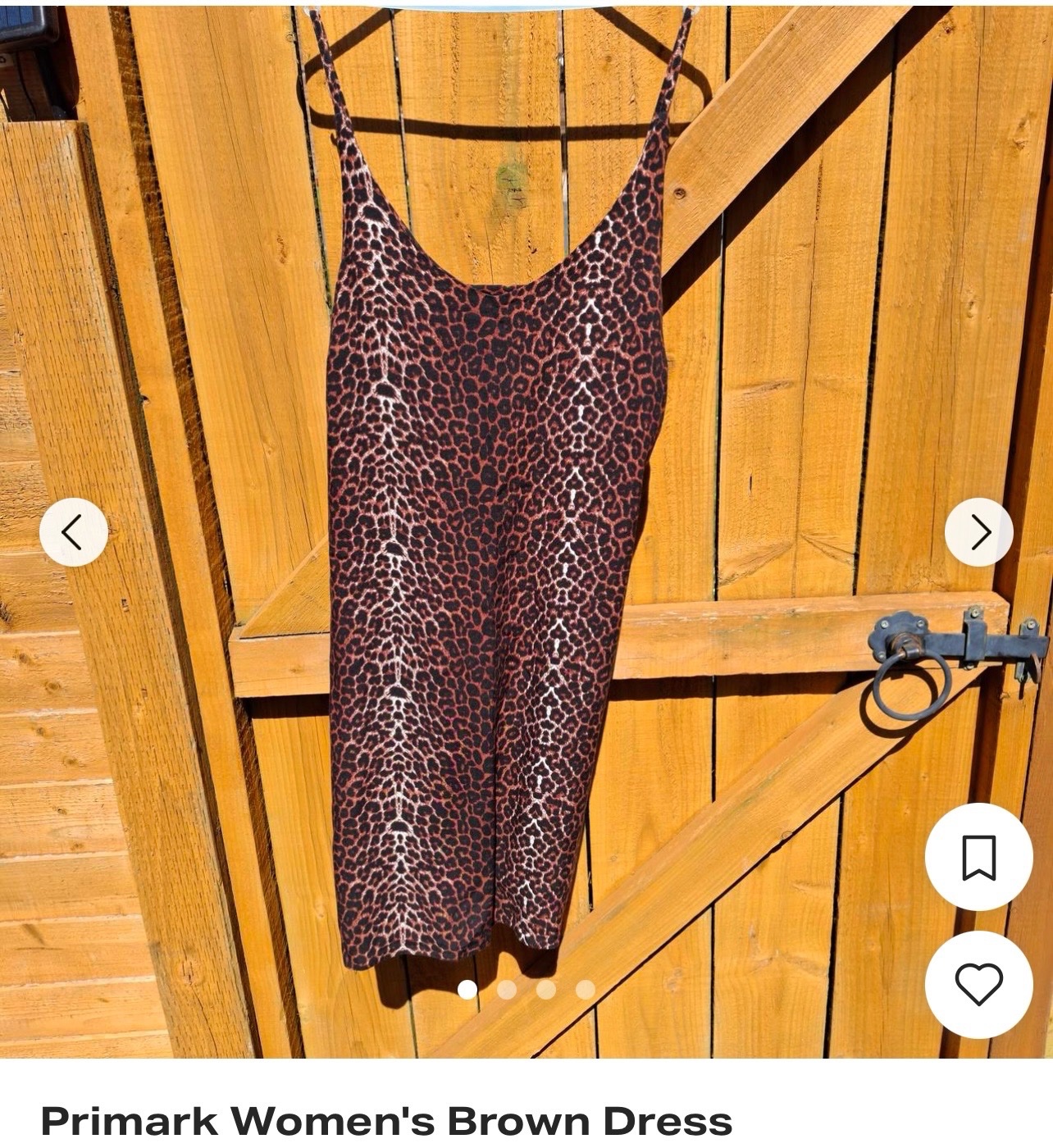 Primark / atmosphere robe tigrre taille 42