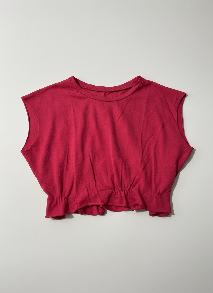 Crop top rouge s