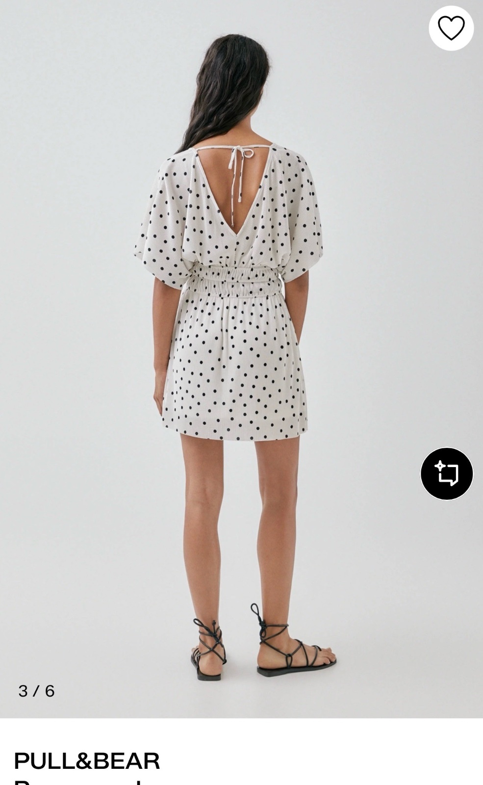 Robe Tendence 2026 polkando marque pull&bear