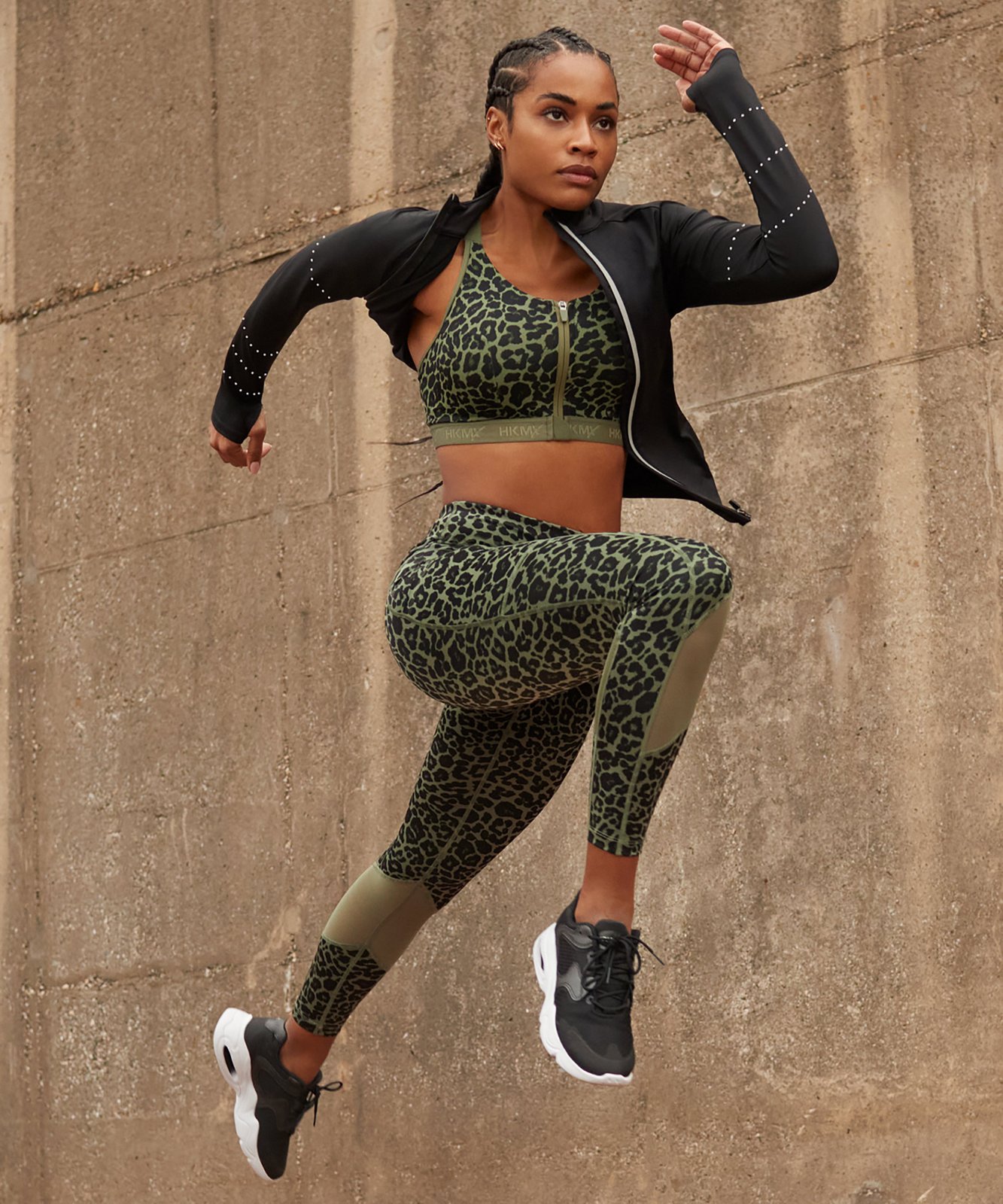 Legging sport leopard 