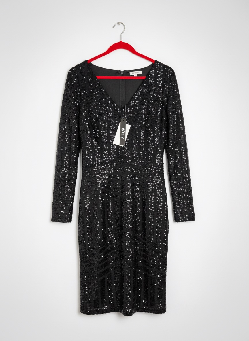 Robe soirée noire JP avec etiquette 