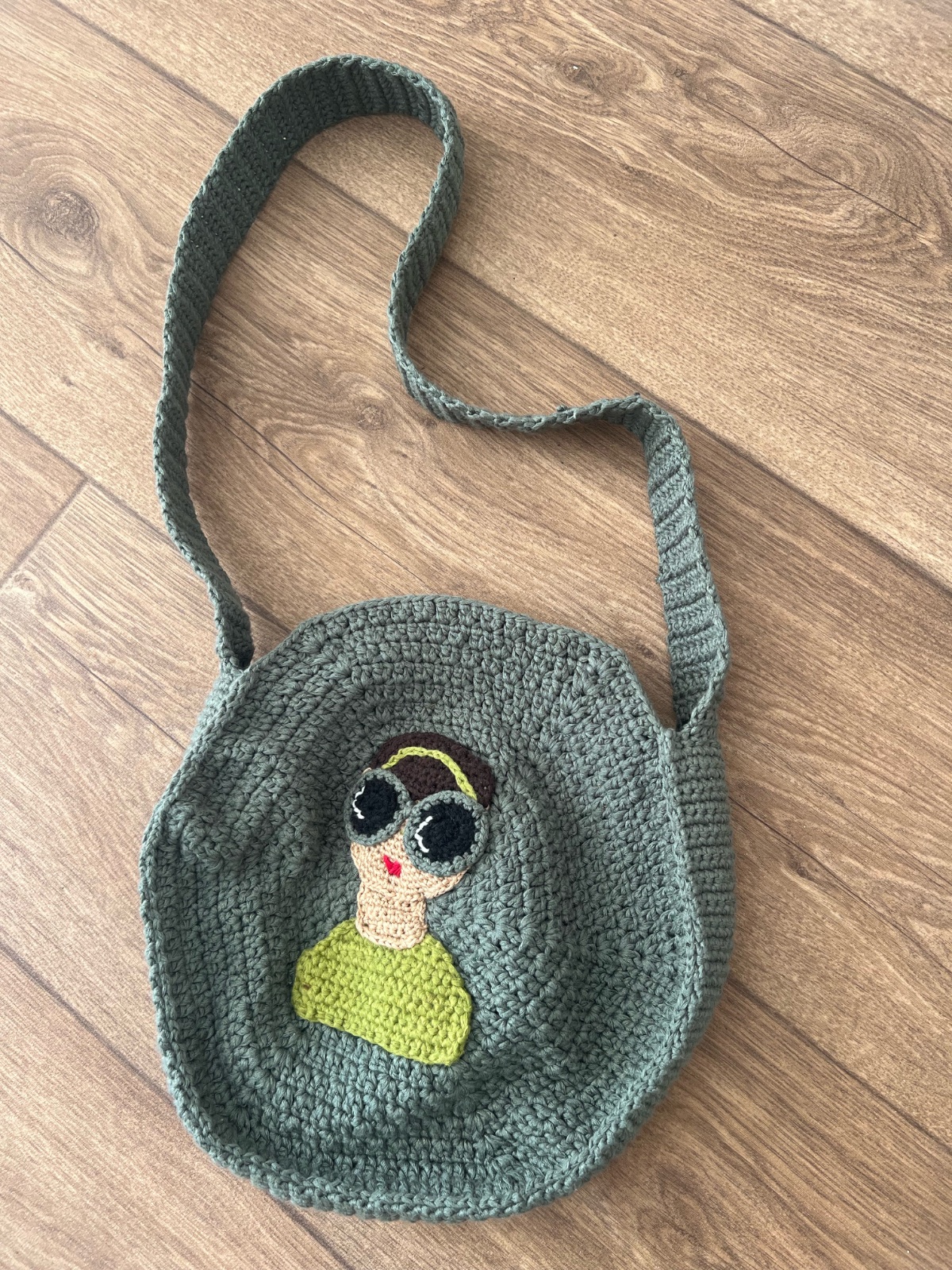 Sac bandoulière bohème en crochet "Style Rétro"