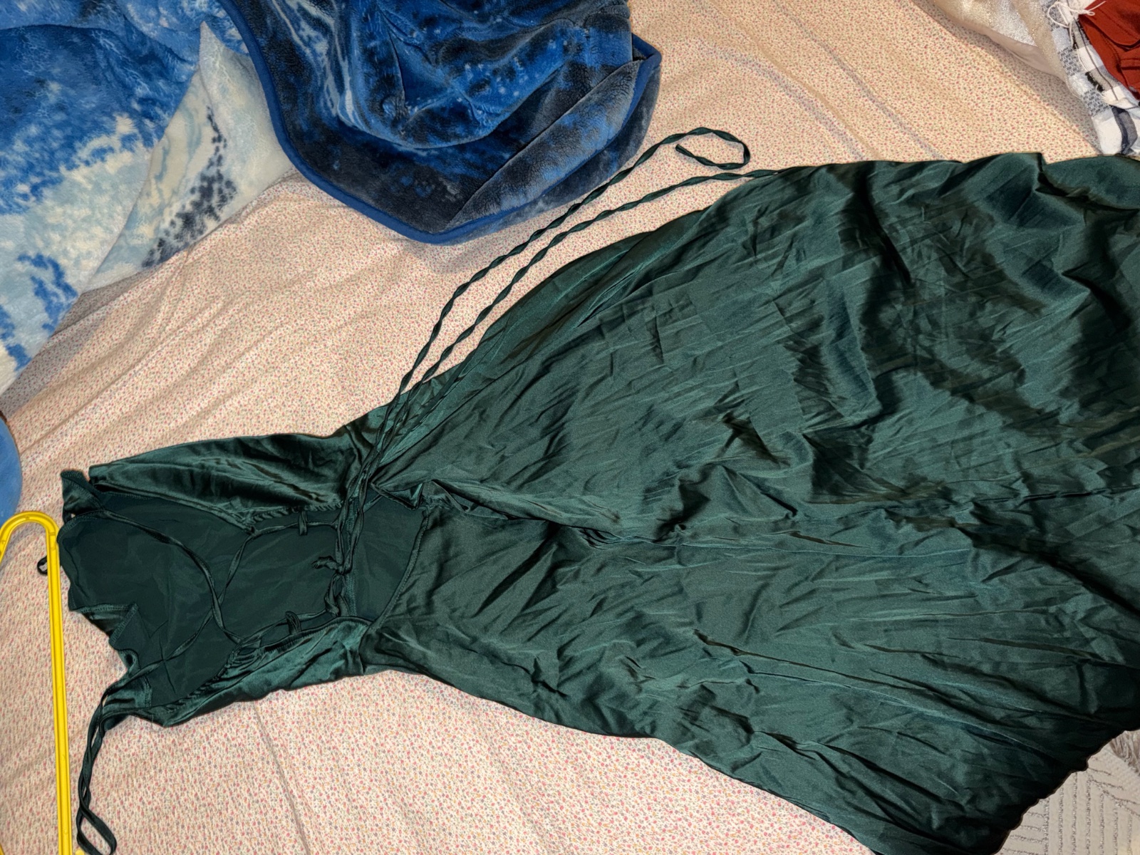Robe effet satinée