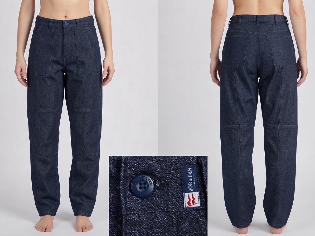 Jeans de style cargo de la marque italienne Jor & Dan 