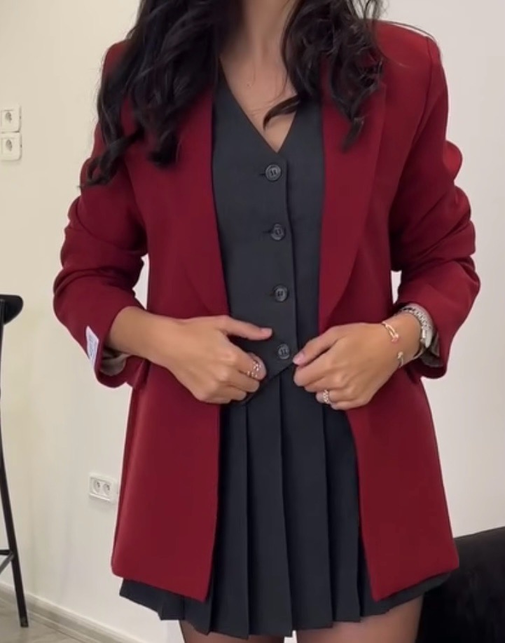 Blazer rouge 