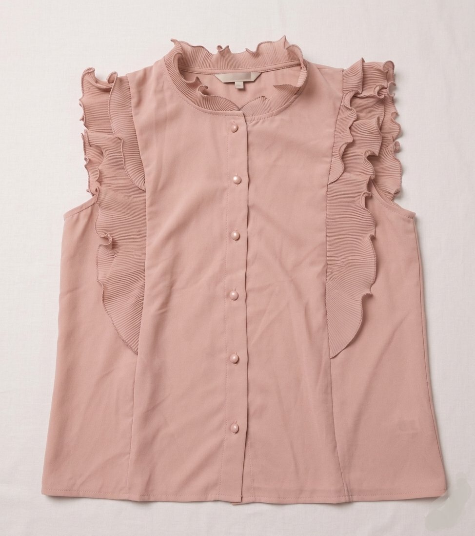 Chemise rose poudré 