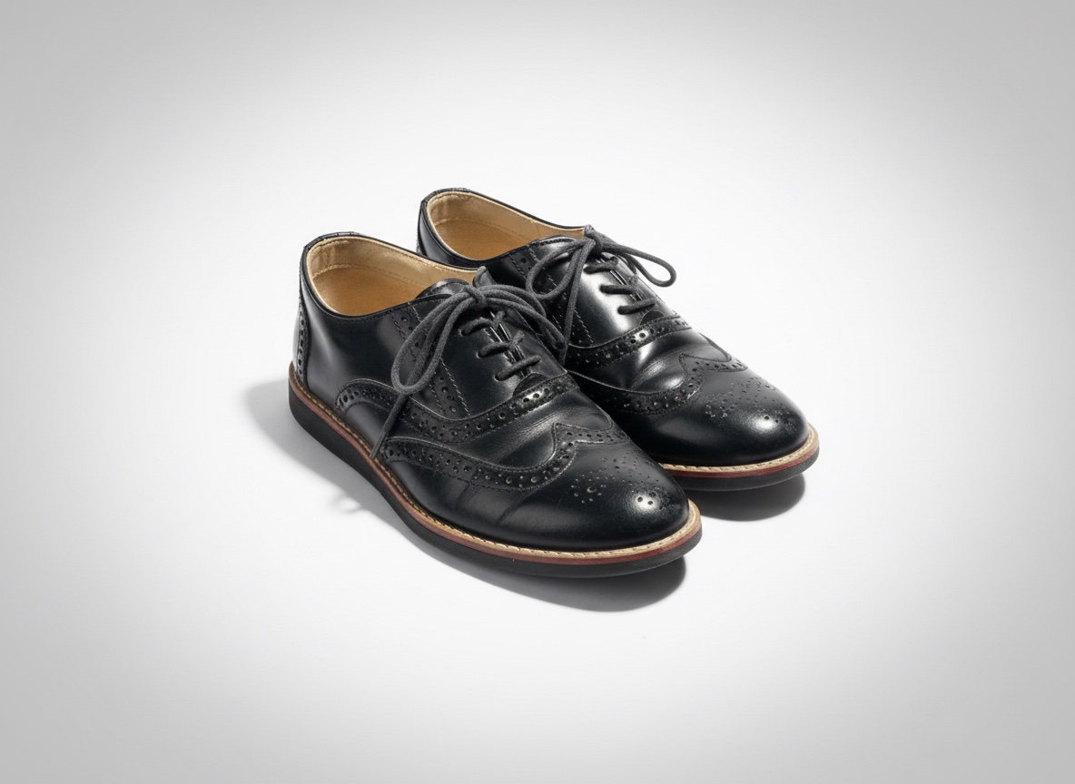 Black Leather shoes from lc waikiki taille 38