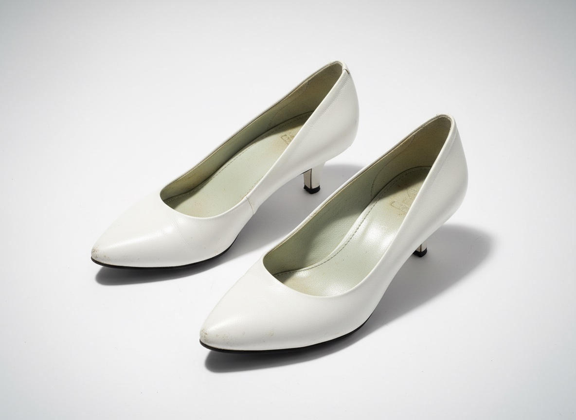 Escarpin talon blanc taille 38