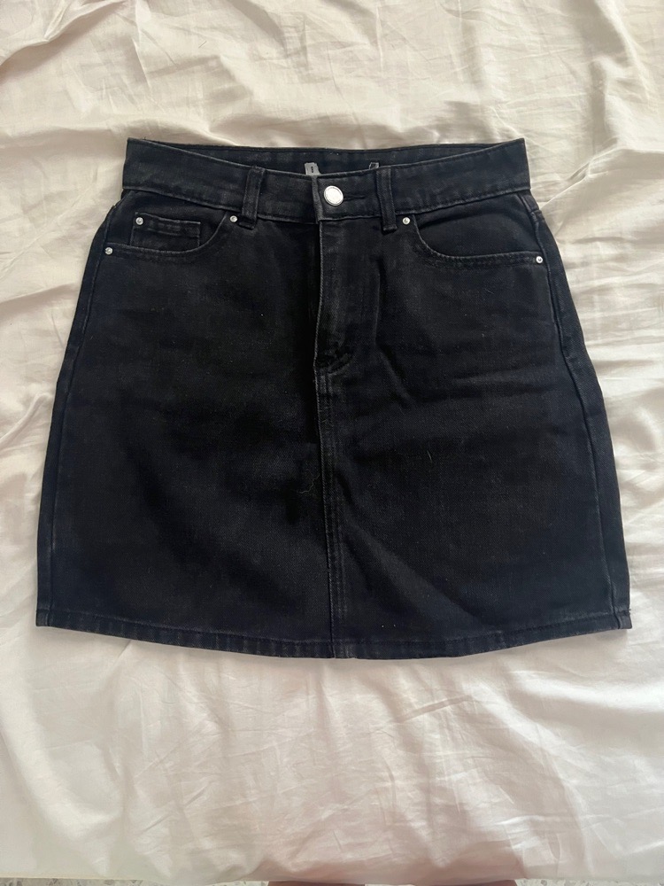 Jupe en jean noir