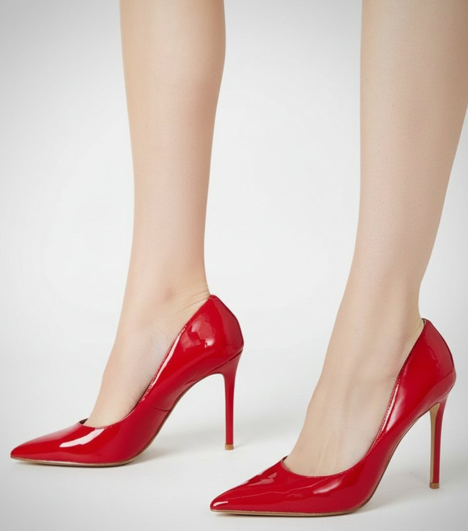 Ces escarpins rouges sont le modèle Hazel de la marque Sam Edelman. 