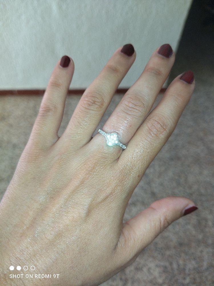 Une très joli bague en Argent inspirée Van Cleef&Arpels
