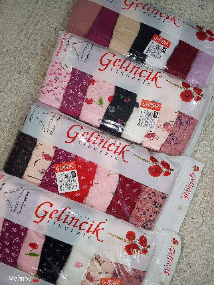 CHOISISSEZ votre Taille Dabchouchaaaa 🤩 Pack de 7 slips femmes Made in TURKEY 🇹🇷 