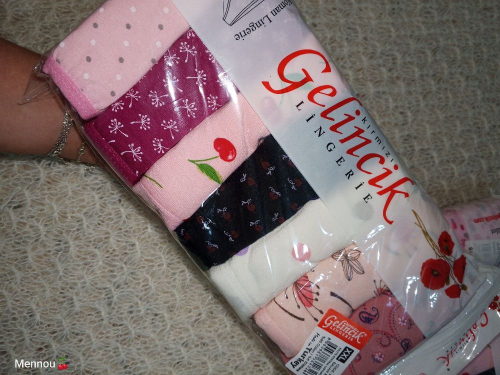 NOUVEAU ! Pack de 7 slips femmes Made in TURKEY 🇹🇷