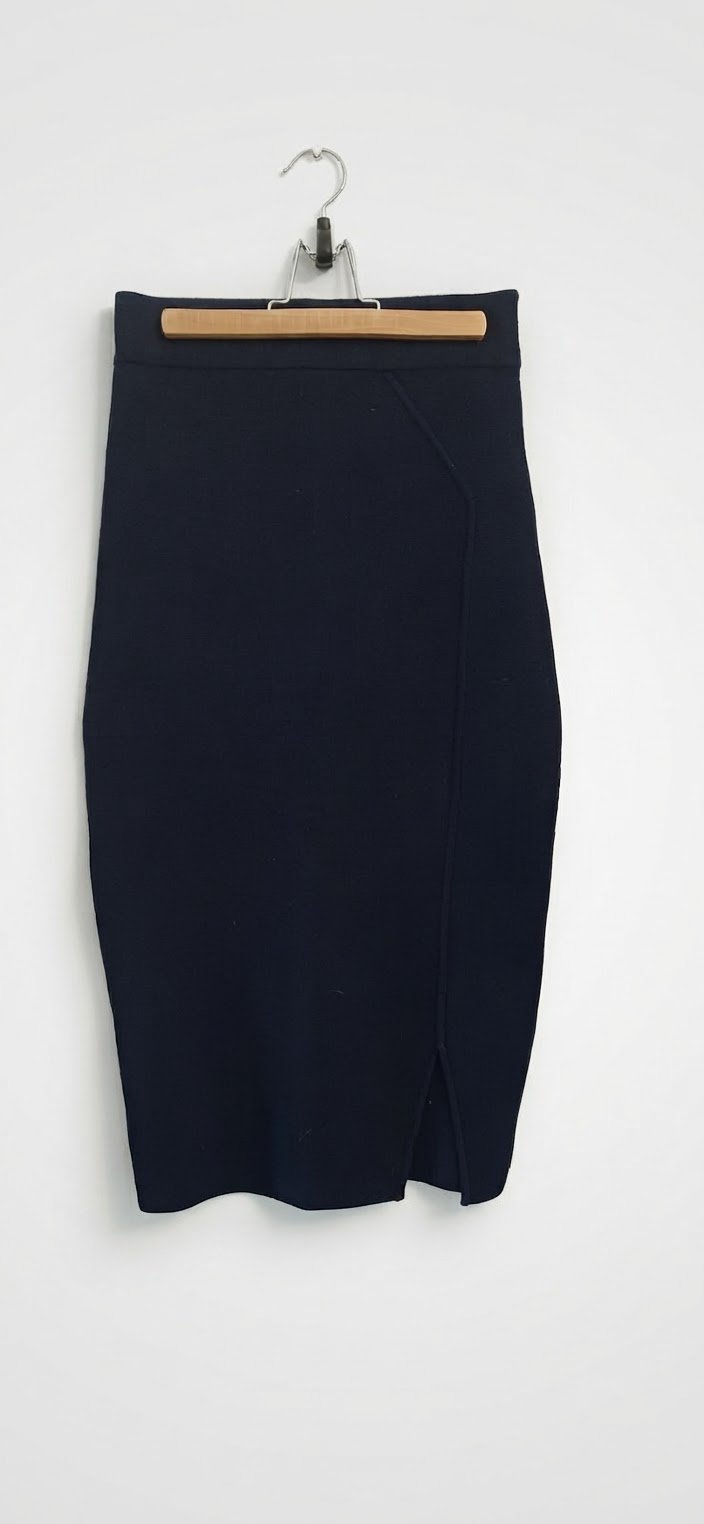 Jupe crayon bleu marine