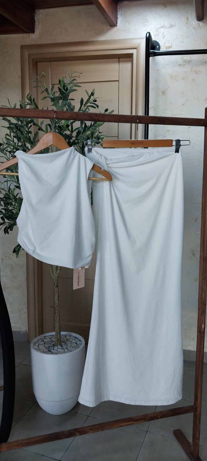 Set en blanc