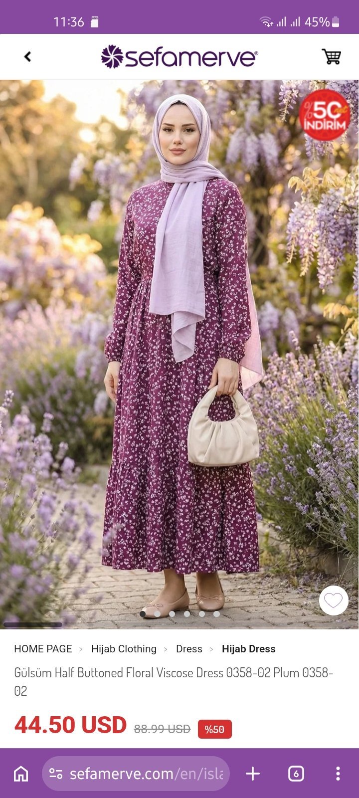 Robe florale 