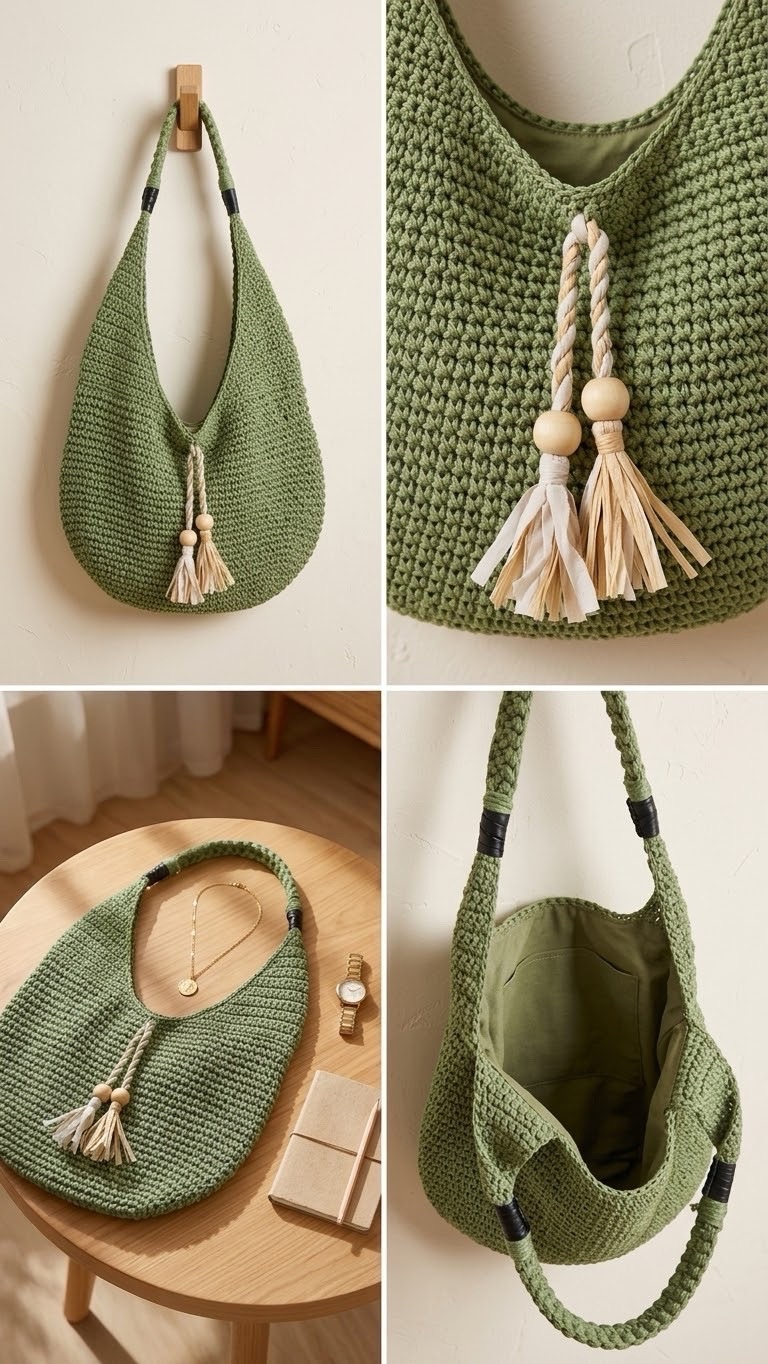Sac à main en crochet 