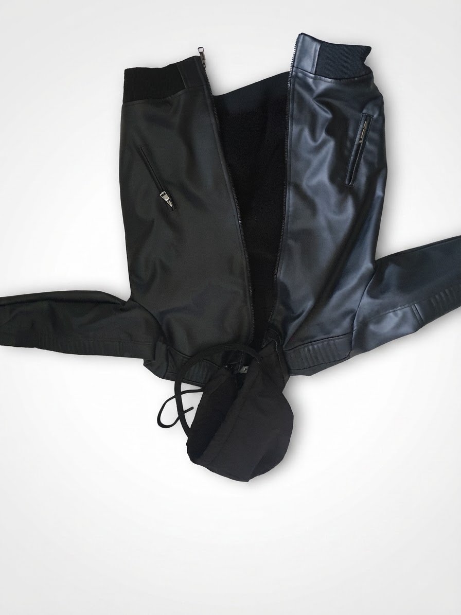 Gilet en cuire 