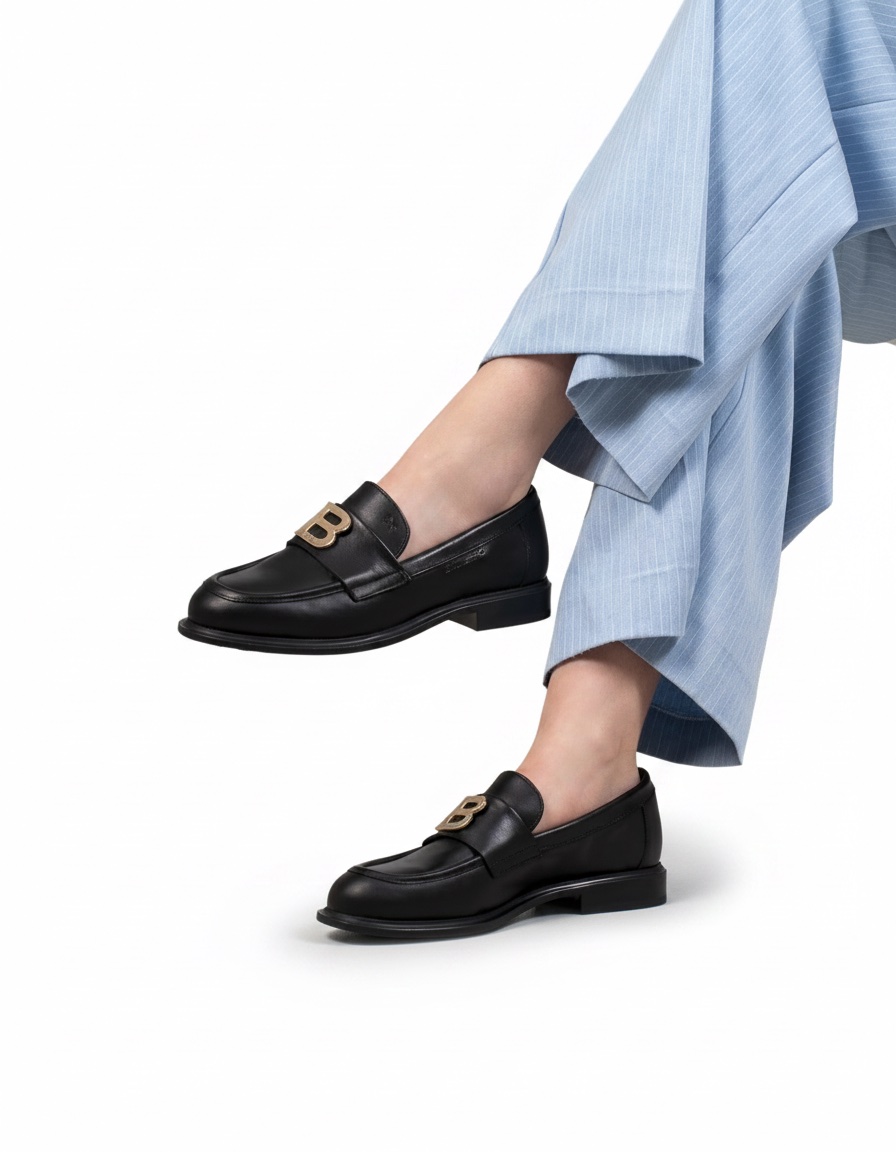 Mocassins Baletto en vert olive