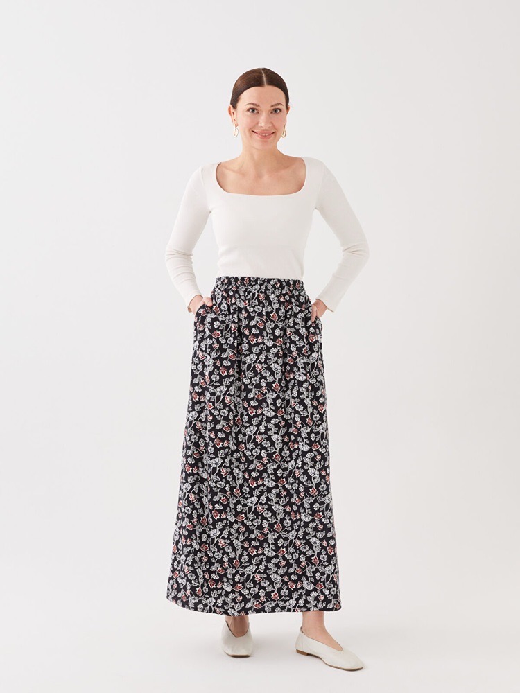 Jupe Maxi LC WAIKIKI avec poches