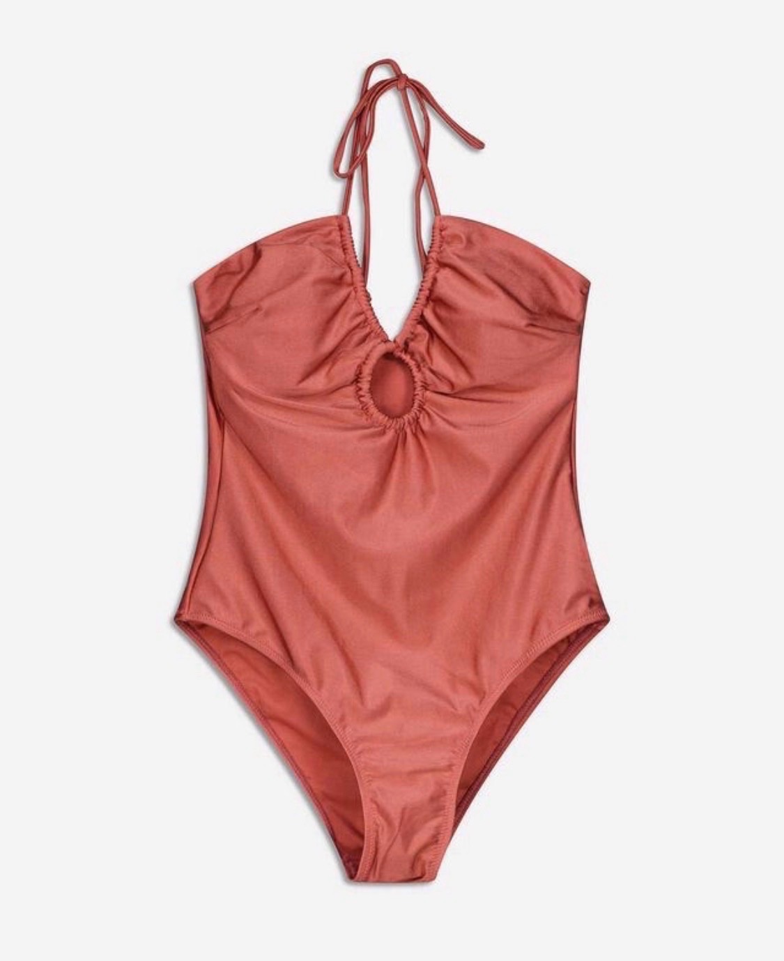 Maillot de bain une pièce avec une découpe anneau sur le devant taille XL 40/42 Jamais portée