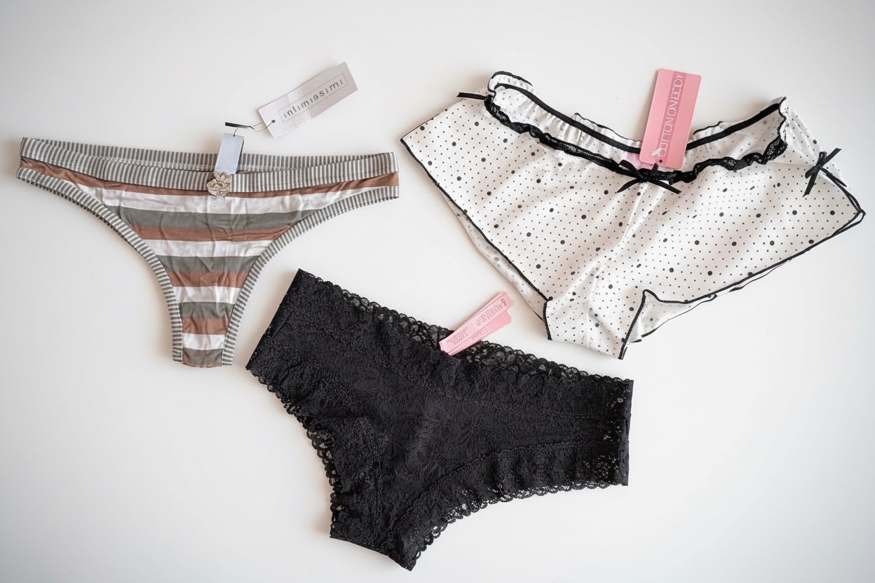 Lot de 3 culottes neuves avec étiquettes 