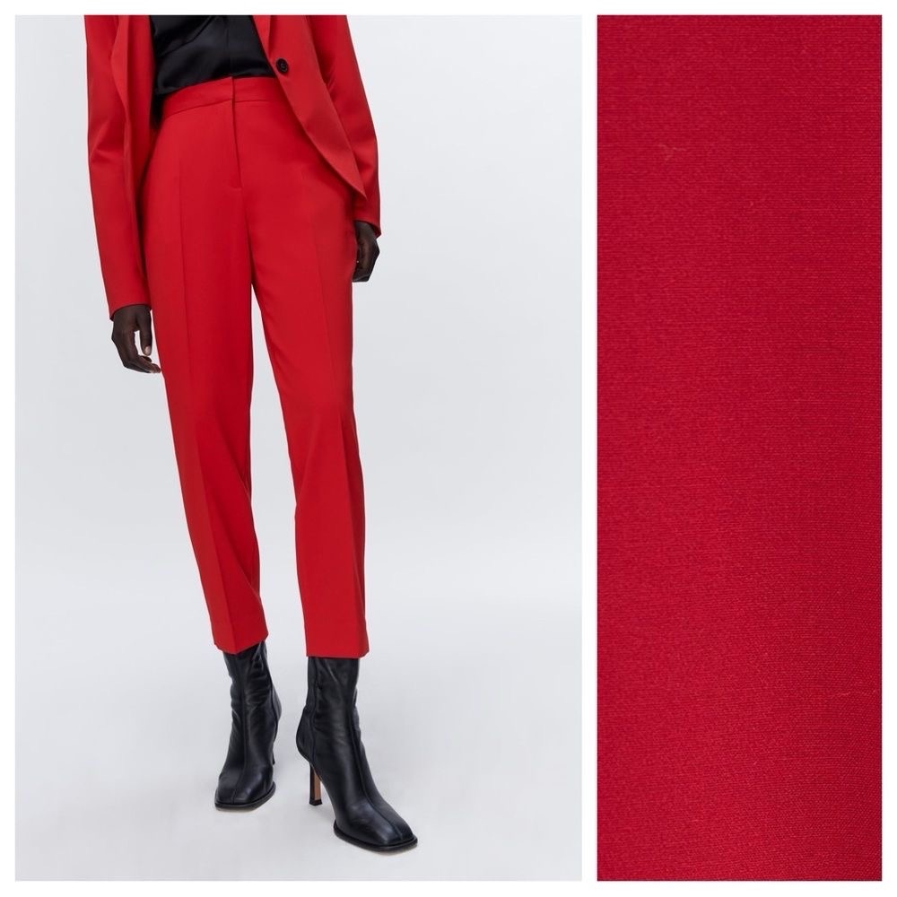 Pantalon rouge modèle zara taille 40 jamais portè