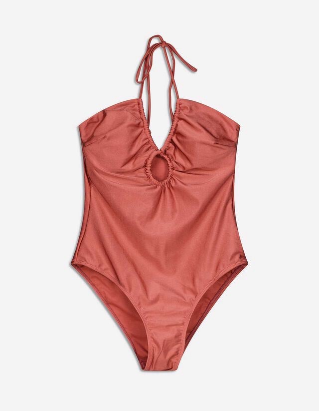 Maillot de bain une pièce avec une découpe anneau sur le devant taille XL 40/42 Jamais portée