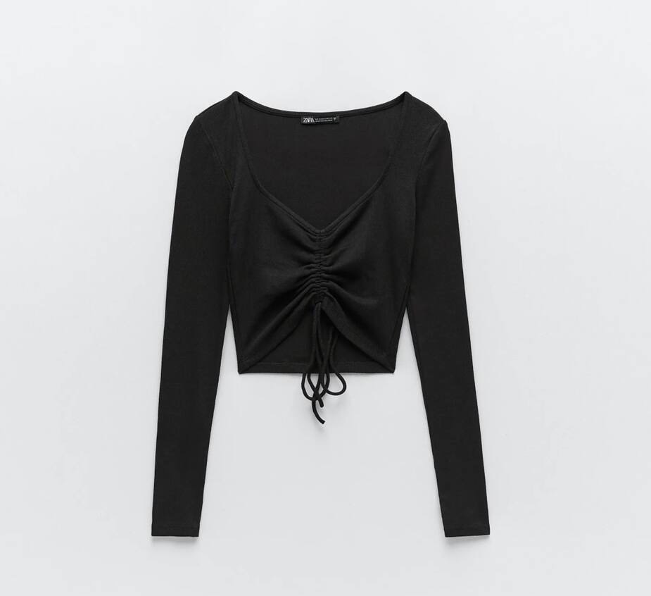 Pull noir zara taille S 36/38