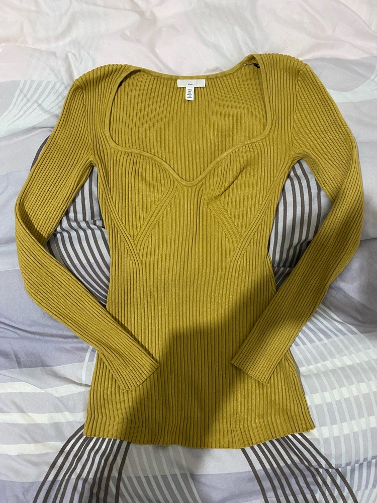  TOP EN MAILLE CÔTELÉE Taille S/M 36/38