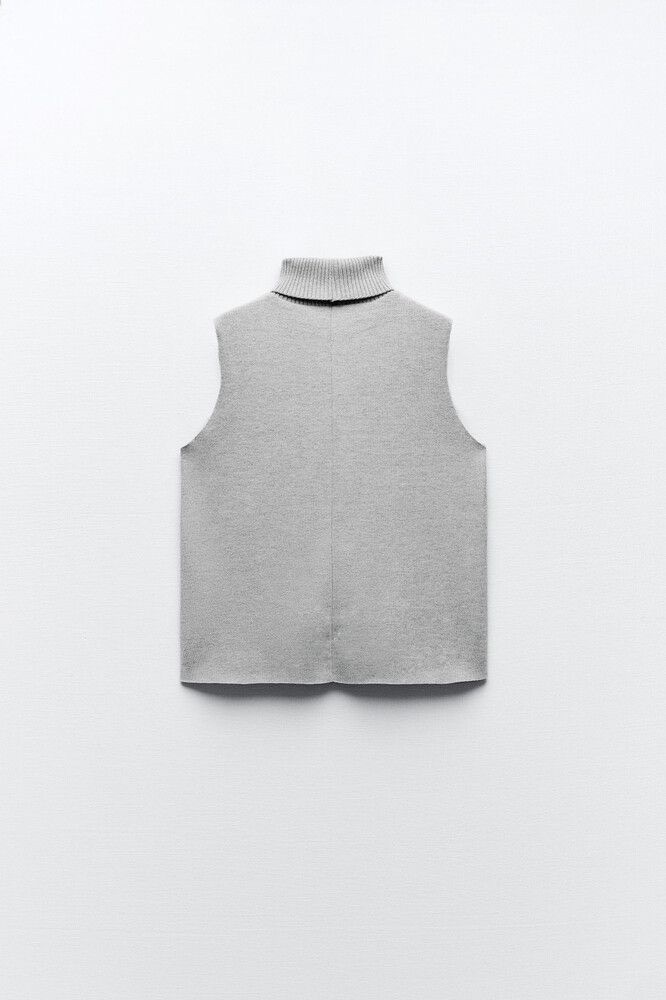 Haut Zara gris Taille L comme neuf 