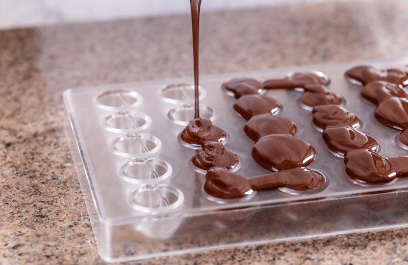 lot de 9 moules de chocolat importée