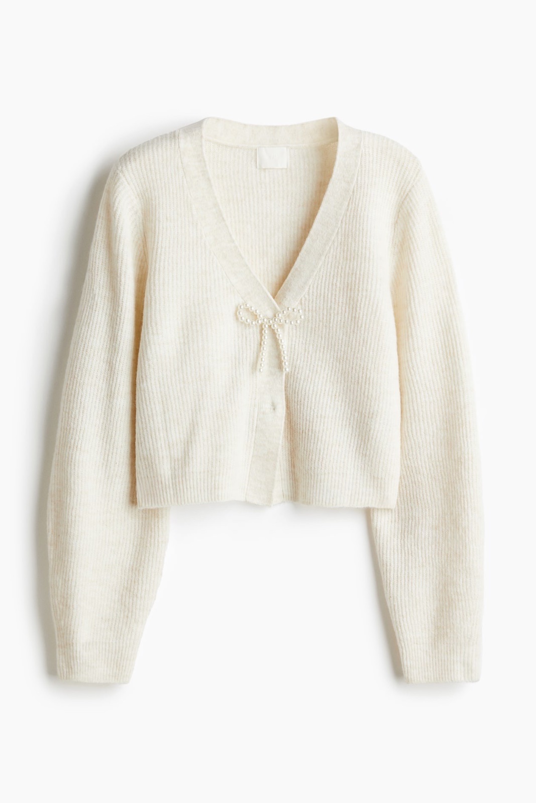 GILET EN MAILLE CÔTELÉE AVEC NŒUD Taille S 36/38
