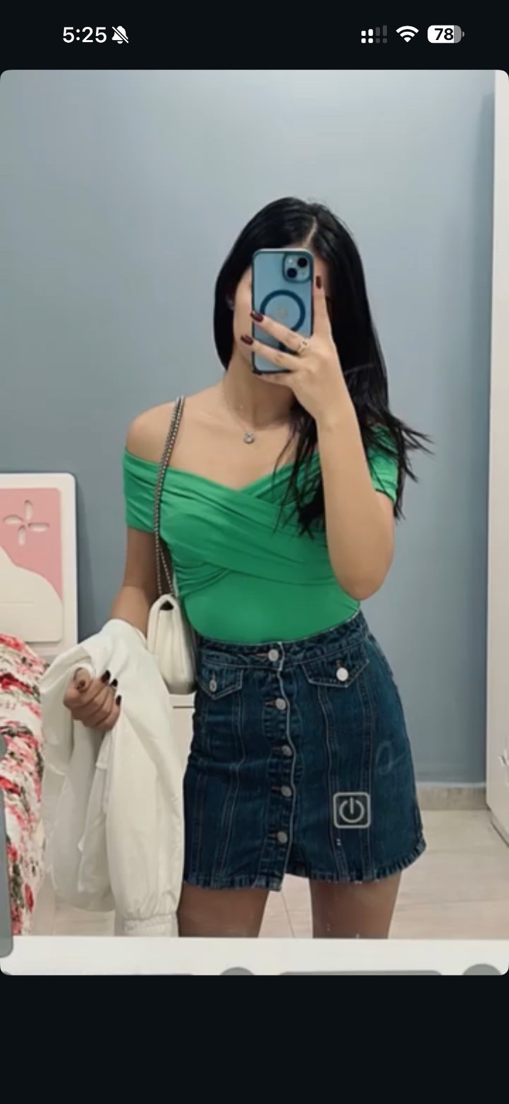 Bodysuit vert ZARA