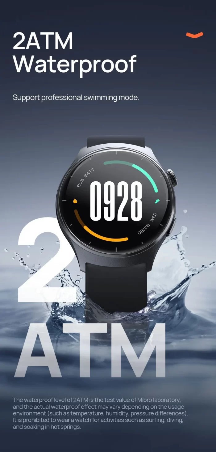 ⌚mibro lite3 couleur en noir