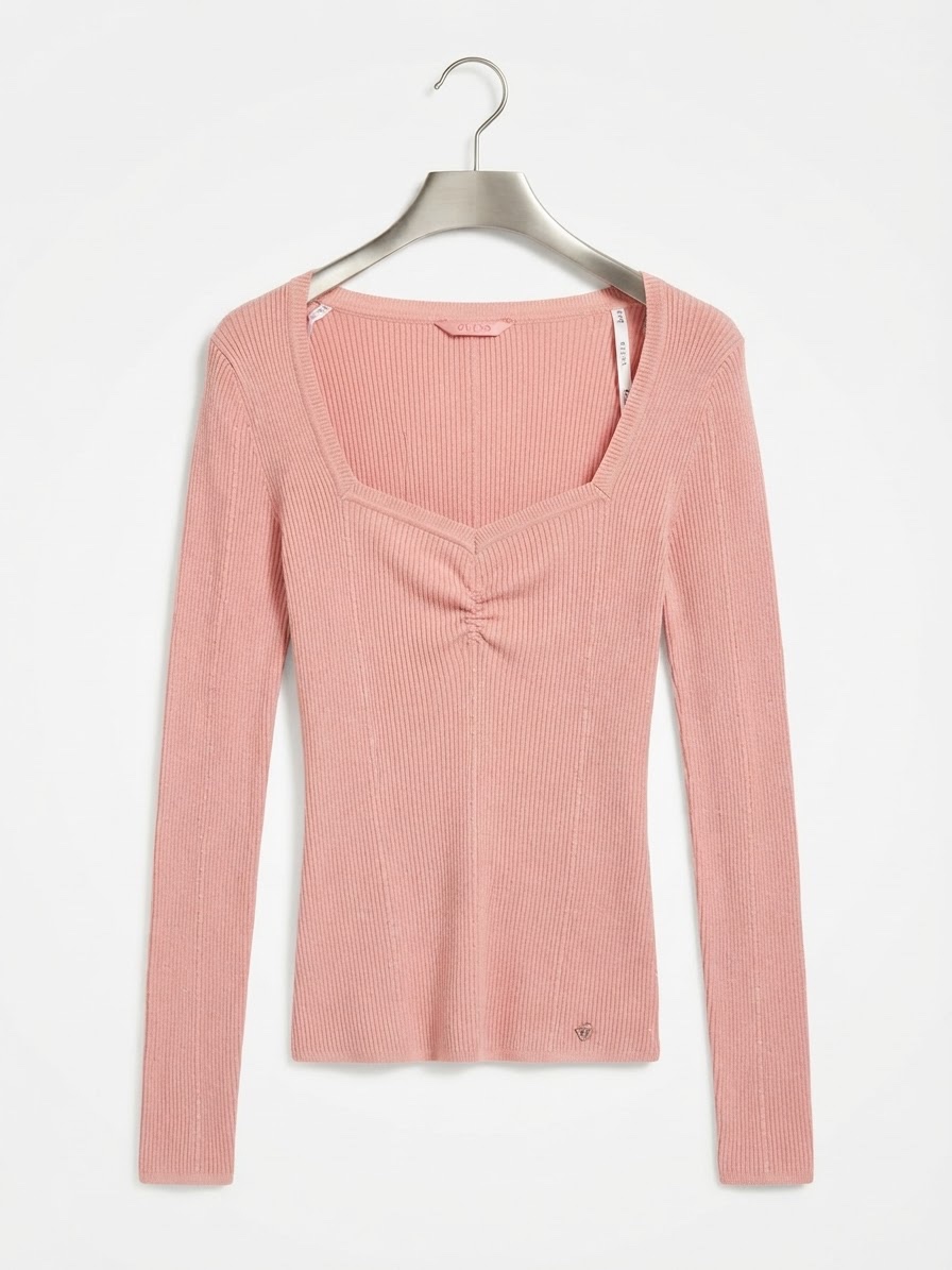 Pull GUESS rose côtelé – S/M